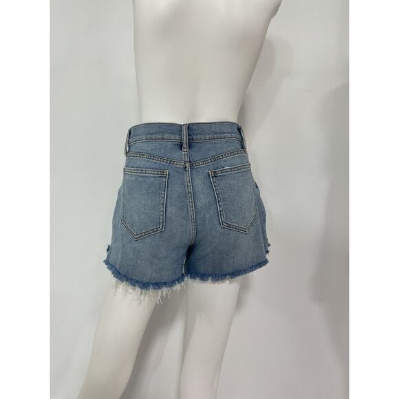 Hatch Blue Denim Maternity Shorts - Picture 3 of 5